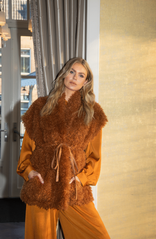 Amaya Amsterdam Gilet Diaz Bruin - Afbeelding 5