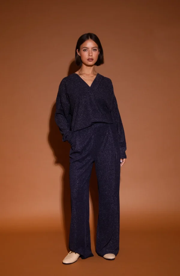 Studio Amaya Broek Lova Blauw - Afbeelding 2