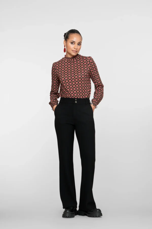Geisha Comfy Broek 51610-21 Zwart