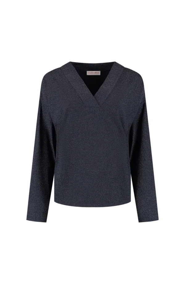 Studio Amaya Blouse Alma Blauw