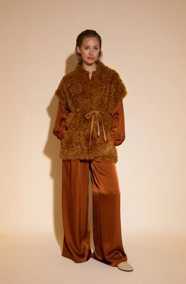 Amaya Amsterdam Gilet Diaz Bruin - Afbeelding 3