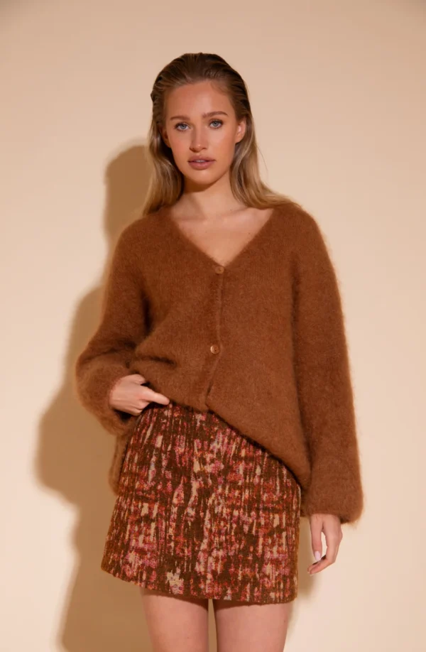 Amaya Amsterdam Vest Roos Camel - Afbeelding 2