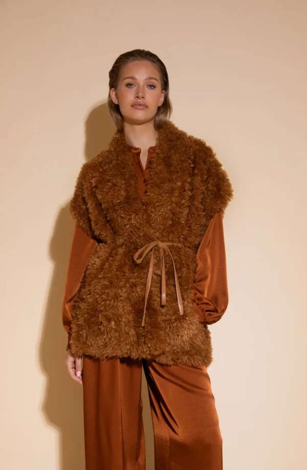 Amaya Amsterdam Gilet Diaz Bruin - Afbeelding 6