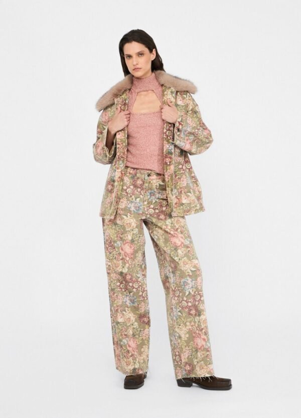 Liu Jo Faux Fur Jacket Kraag  MF5331-T160A  Multi Color - Afbeelding 2