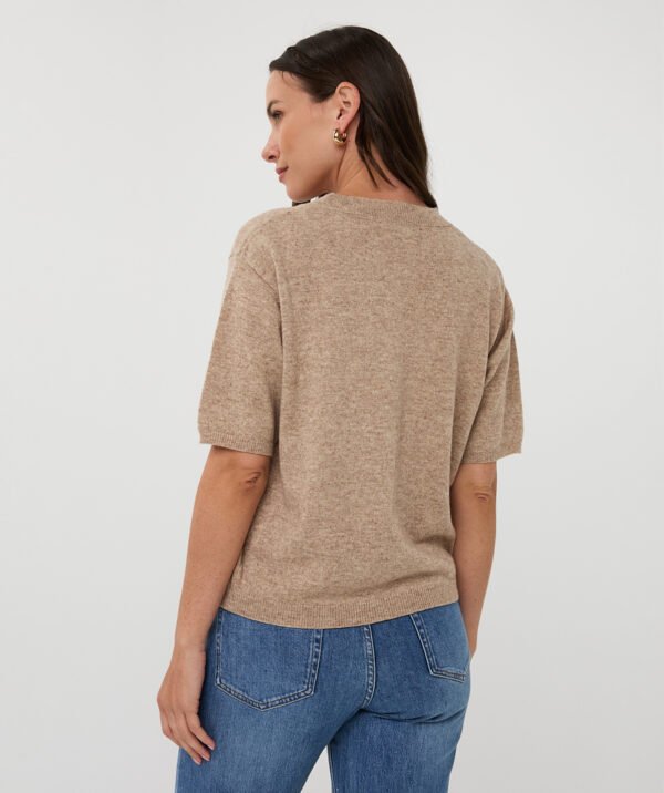 Esqualo Trui/Top F25.02522 Taupe - Afbeelding 5