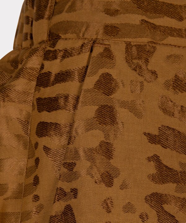 Esqualo Broek  F25.04506 Olive Animal Print - Afbeelding 4