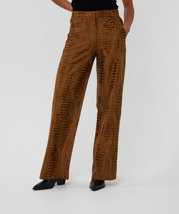 Esqualo Broek  F25.04506 Olive Animal Print