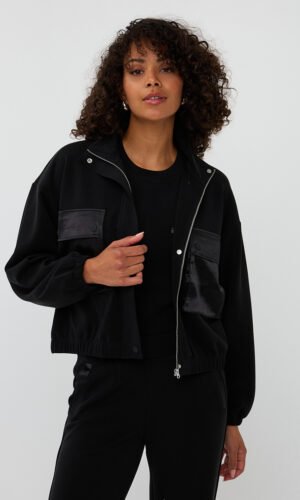 Esqualo Bomber Vest F25.05501 Zwart