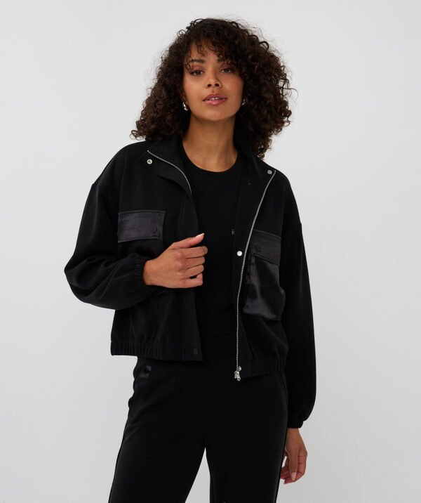 Esqualo Bomber Vest F25.05501 Zwart