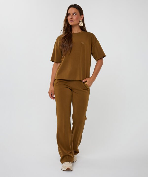 Esqualo Jog Broek F25.05506 Olive - Afbeelding 2
