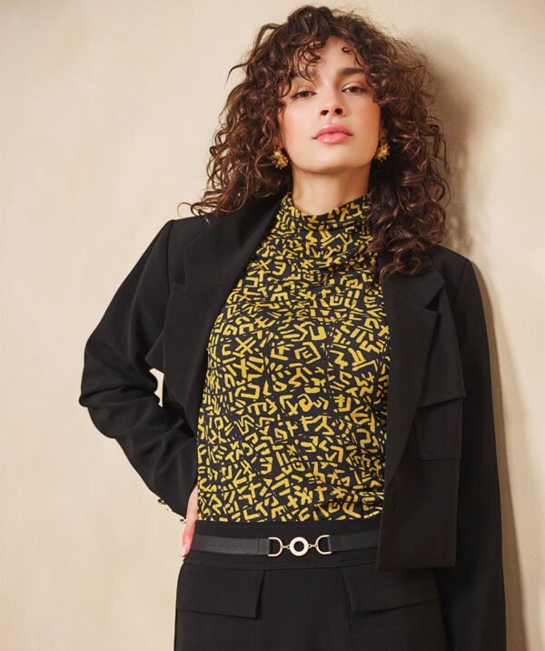 Esqualo Short City Blazer F25.10502 Zwart - Afbeelding 9
