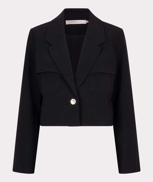 Esqualo Short City Blazer F25.10502 Zwart - Afbeelding 7
