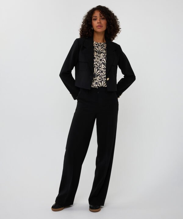Esqualo Short City Blazer F25.10502 Zwart - Afbeelding 3
