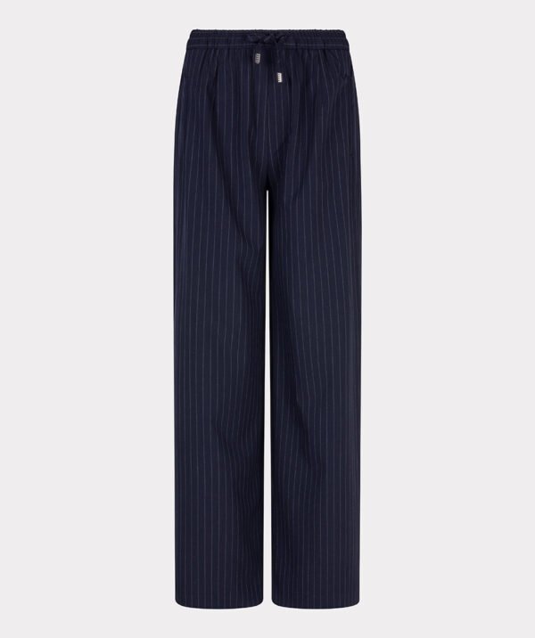 Esqualo Krijtstreep Broek F25.10548 Donkerblauw - Afbeelding 6
