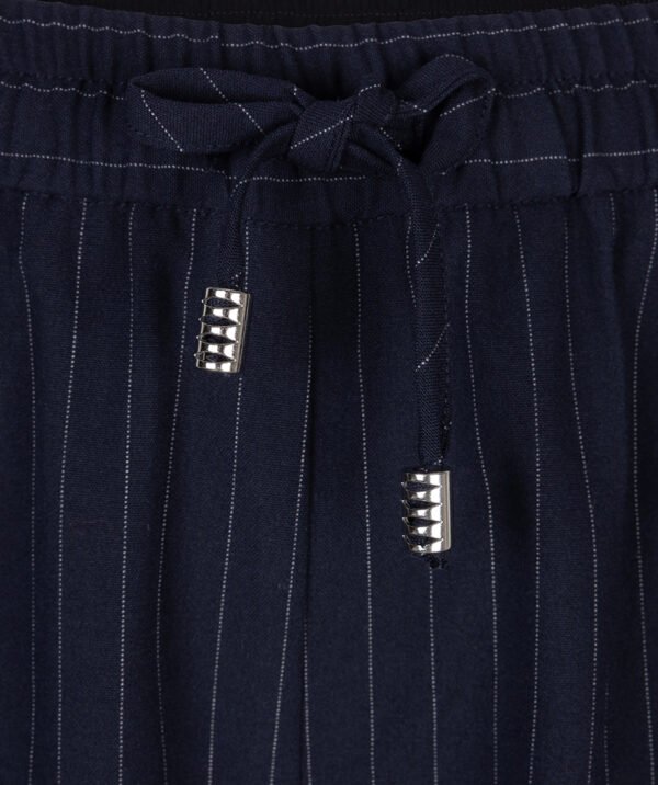 Esqualo Krijtstreep Broek F25.10548 Donkerblauw - Afbeelding 5