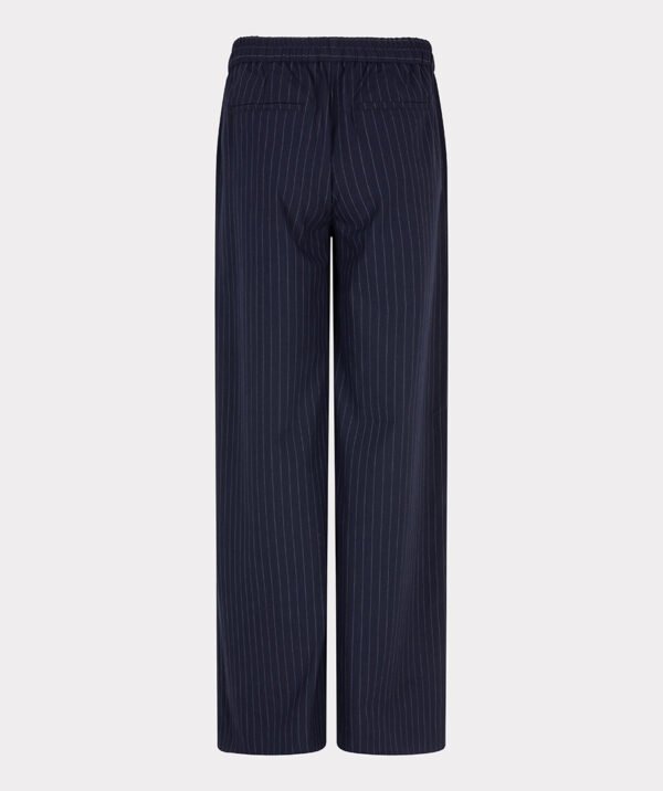 Esqualo Krijtstreep Broek F25.10548 Donkerblauw - Afbeelding 7