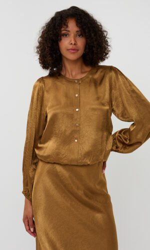 Esqualo Blouse F25.15514 Golden Olive
