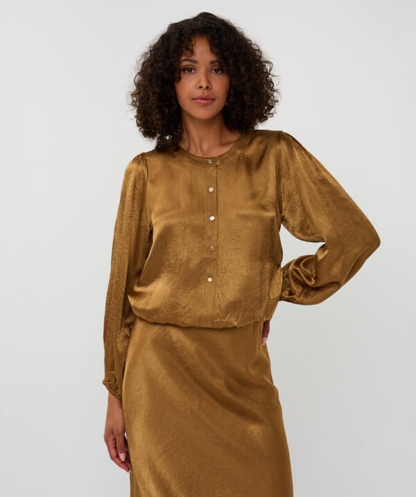 Esqualo Blouse F25.15514 Golden Olive