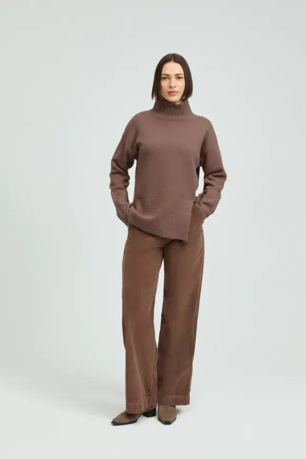 Xandres Oversized Pull Andri 98545 Deep Taupe - Afbeelding 5