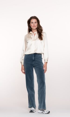 Geisha Rib Broek 51537-10 Indigo