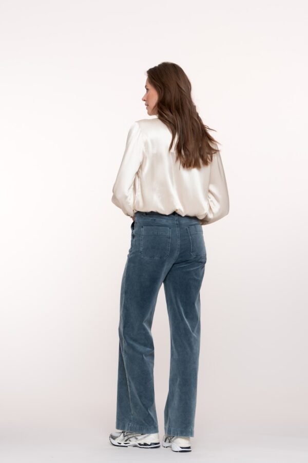 Geisha Rib Broek 51537-10 Indigo - Afbeelding 4