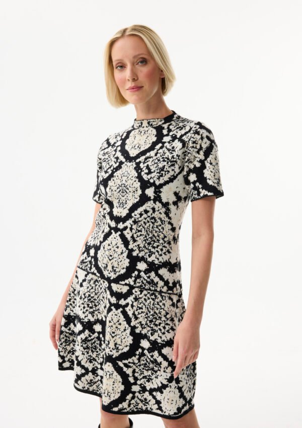 Leo & Ugo Gebreide Top KH975 Zwart/Ecru