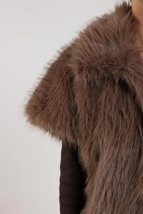 Nukus Loua Gilet NKF08002 Fango - Afbeelding 5