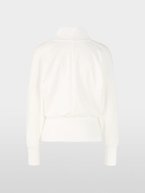 Marc Cain Vrouwelijk Shirt V-hals ZC4818J14 Off White - Afbeelding 7