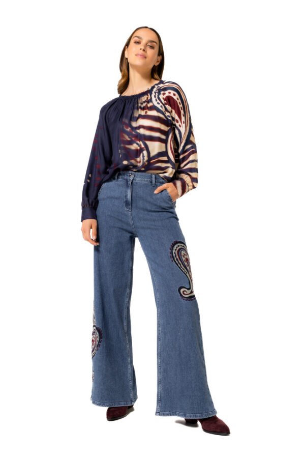 Caroline Biss Luchtige Tuniek Blouse 4635 Multi Color - Afbeelding 2