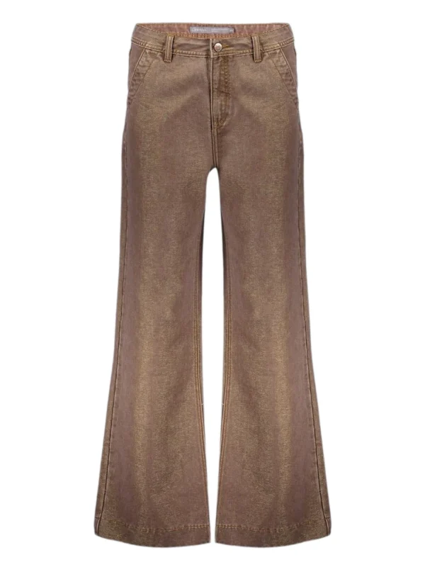 Geisha Jeans Flair 51515-10 Camel/Goud - Afbeelding 4