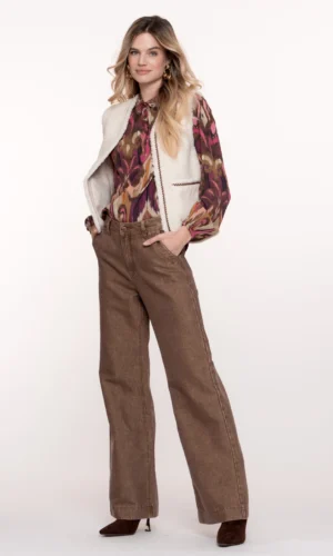 Geisha Jeans Flair 51515-10 Camel/Goud