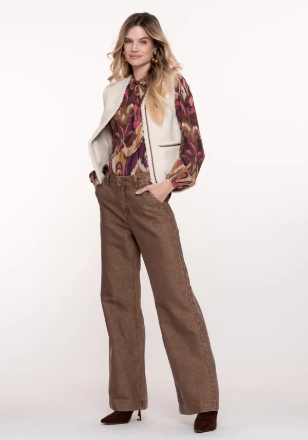Geisha Jeans Flair 51515-10 Camel/Goud