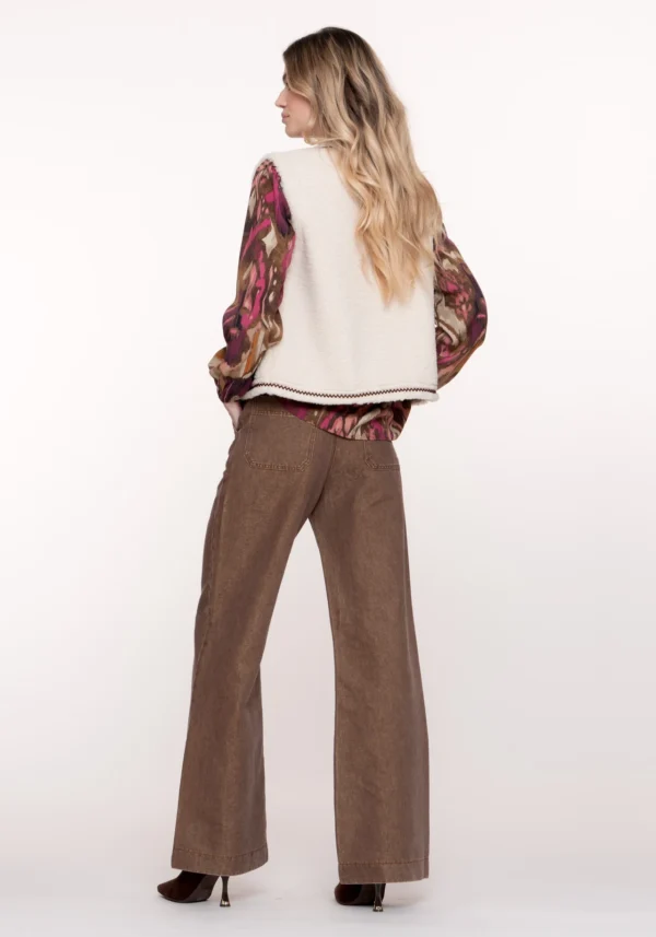 Geisha Jeans Flair 51515-10 Camel/Goud - Afbeelding 2