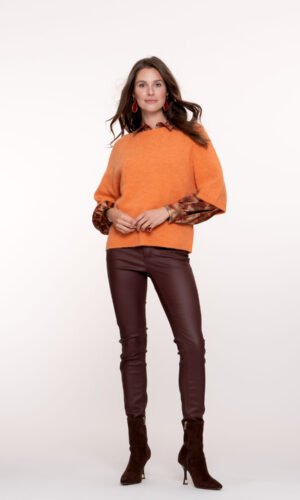pullover-34-mouw-oranje_253238-or-5