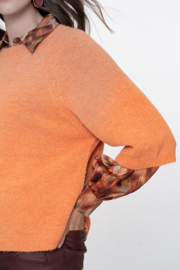 Geisha Trui 3/4 Mouw 54602-70 Soft Orange - Afbeelding 5