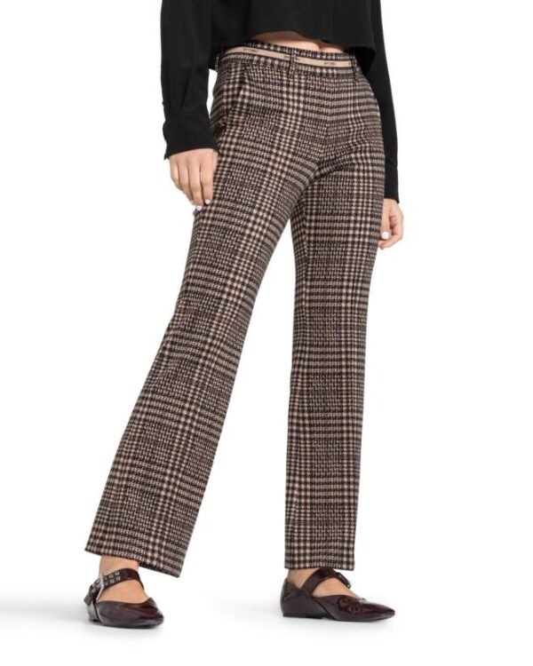 Cambio Geruite Broek Franco 6455 0387-11 Caramel/Dark Navy