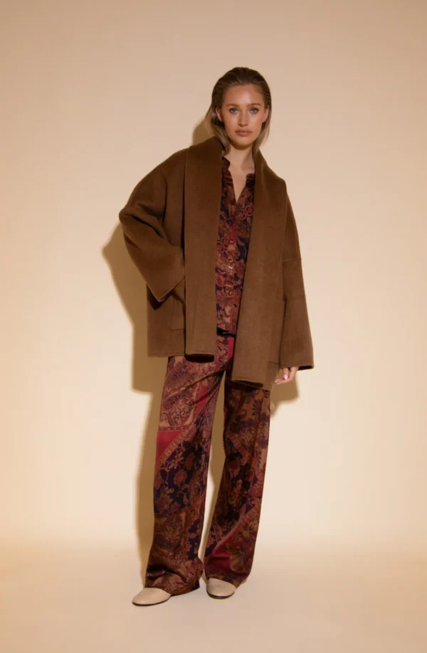 Amaya Amsterdam Jas Monica Bruin - Afbeelding 5