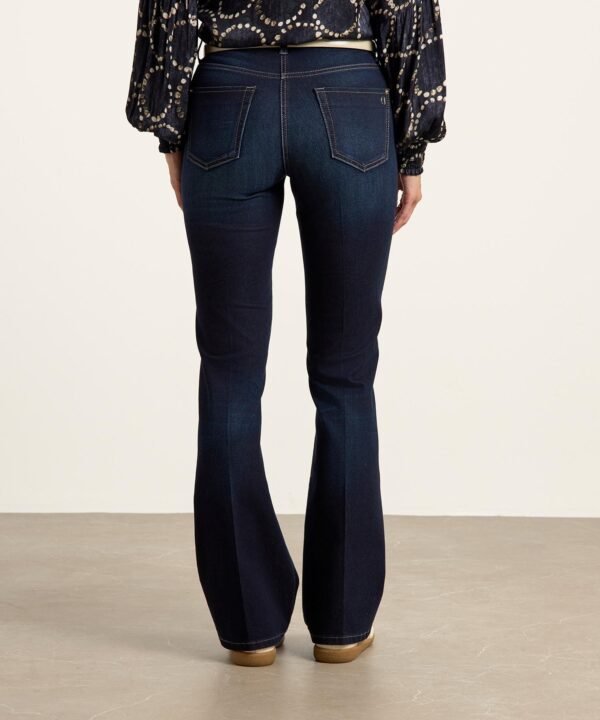 Cambio Paris Flared Jeans 9125 0012-51 Donkerblauw - Afbeelding 5