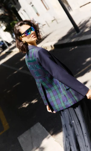 Nenette Blazer 40BB-BARRIO Multi Color