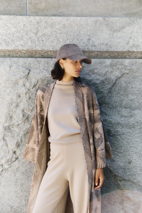 Nenette Gebreide Top 40BB-MORALLO Beige - Afbeelding 2