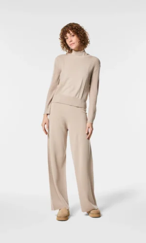 Nenette Gebreide Broek 40BB-YOST Beige