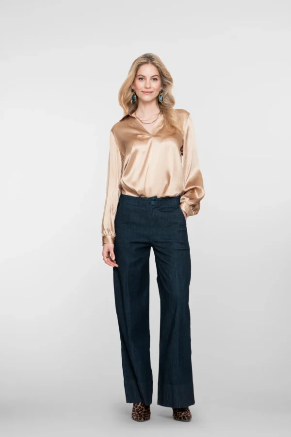Geisha Raw Denim Jeans 51501-10 Donkerblauw