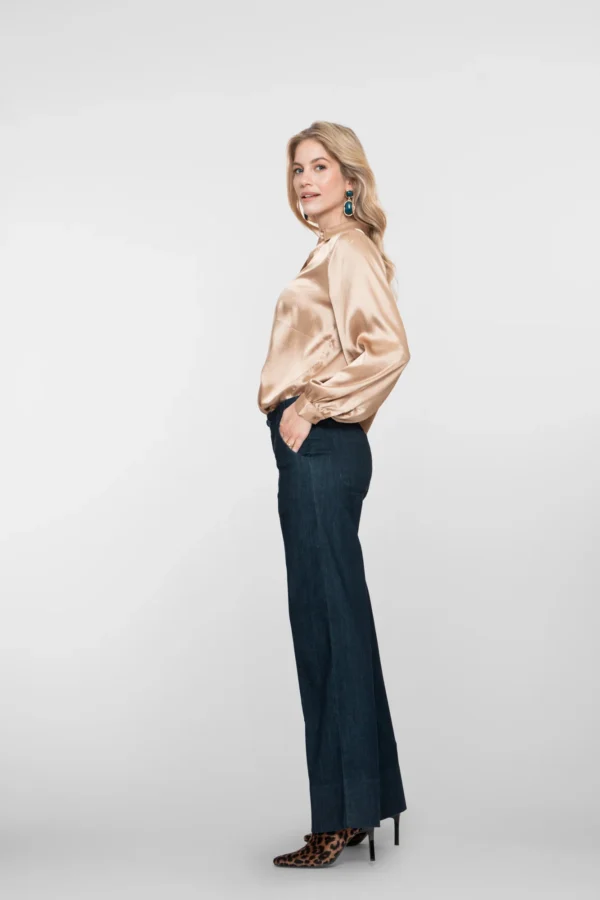 Geisha Raw Denim Jeans 51501-10 Donkerblauw - Afbeelding 2