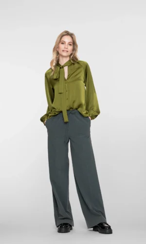 Geisha Flared Classic Broek 51527-10 Grijs/Zwart