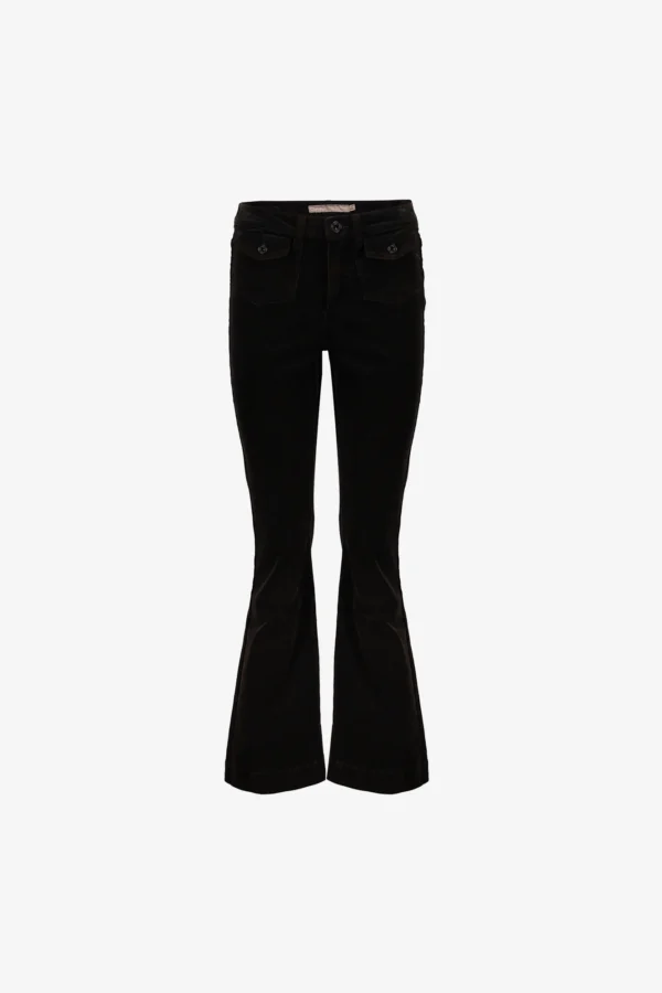 Geisha Broek Opgestikte Klepzakken 51549-10 Zwart - Afbeelding 5