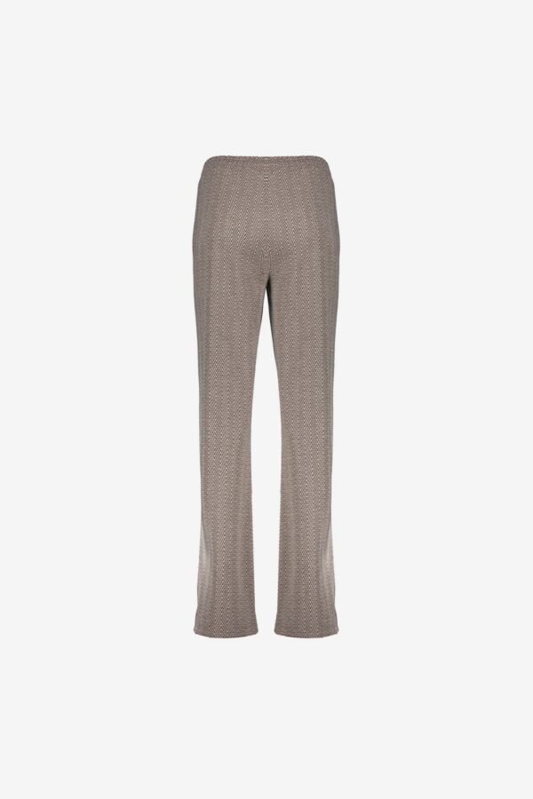 Geisha Flared Broek Zigzagpatroon 51573-60 Bruin/Goud - Afbeelding 6