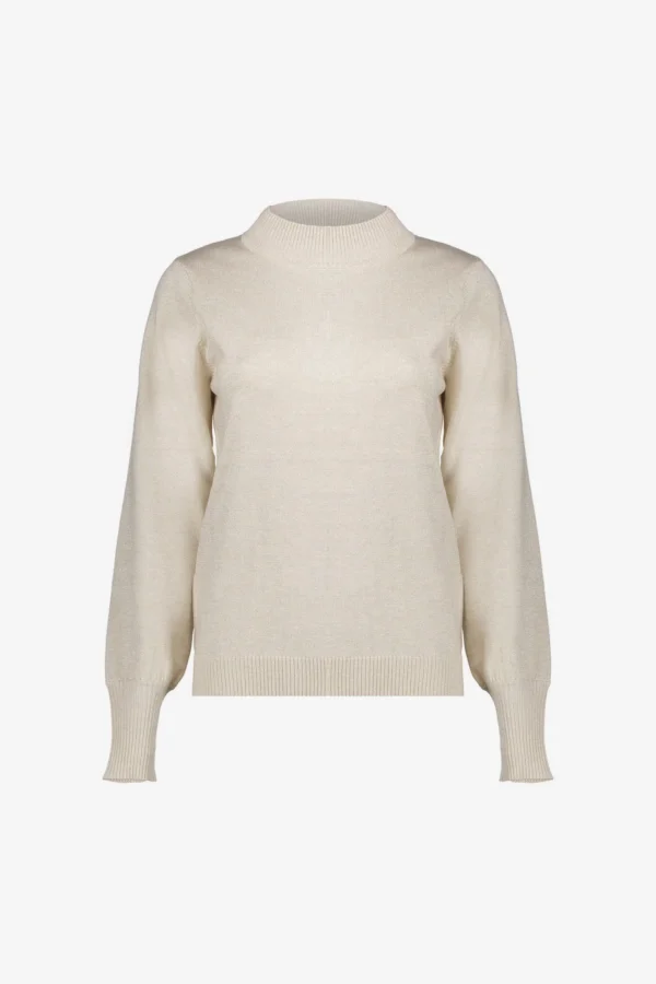 Geisha Trui Pofmouwen Lurex 54531-14 Off White/Gold - Afbeelding 7