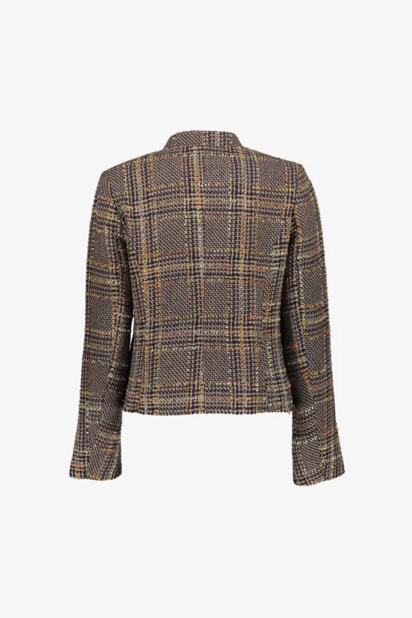Geisha Multi-Color Tweed Jasje 55523-10 Bruin Multi Color - Afbeelding 7