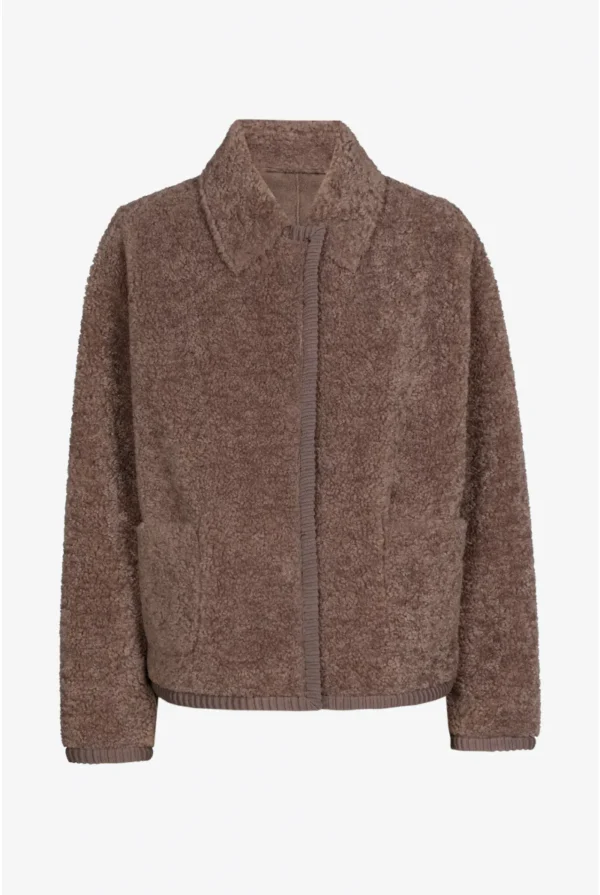 Xandres Teddy Blazer Jas Bilo Reversible 61164 Deep Taupe - Afbeelding 5
