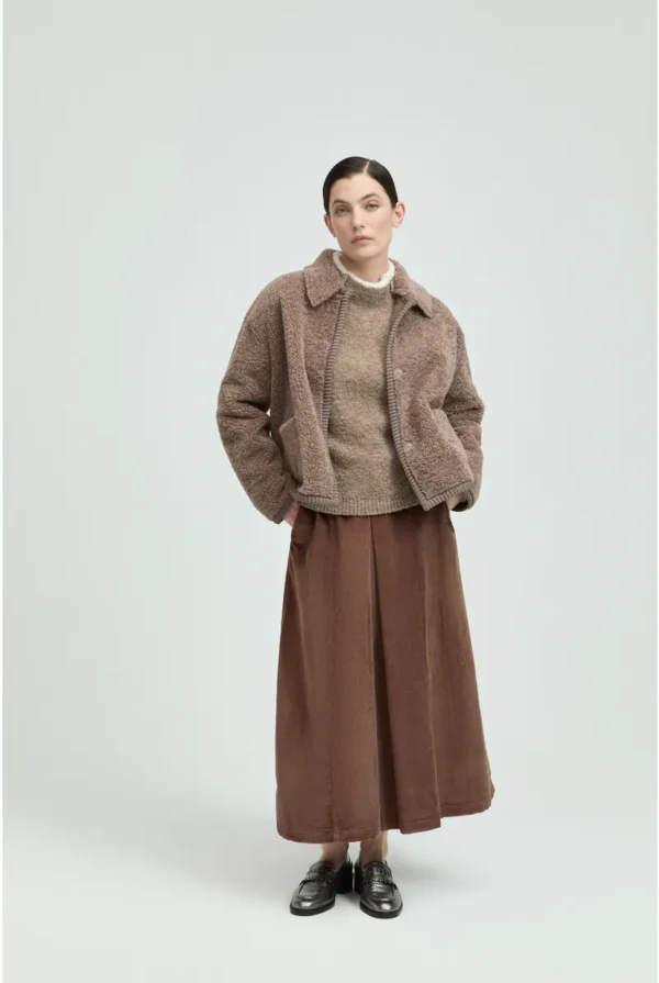 Xandres Teddy Blazer Jas Bilo Reversible 61164 Deep Taupe - Afbeelding 2